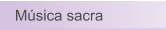Msica sacra